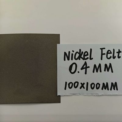 0.4 มิลลิเมตร หนา Nickel Fiber เฟลท์ AEM Hydrolyzed Pure Nickel Sintered เฟลท์